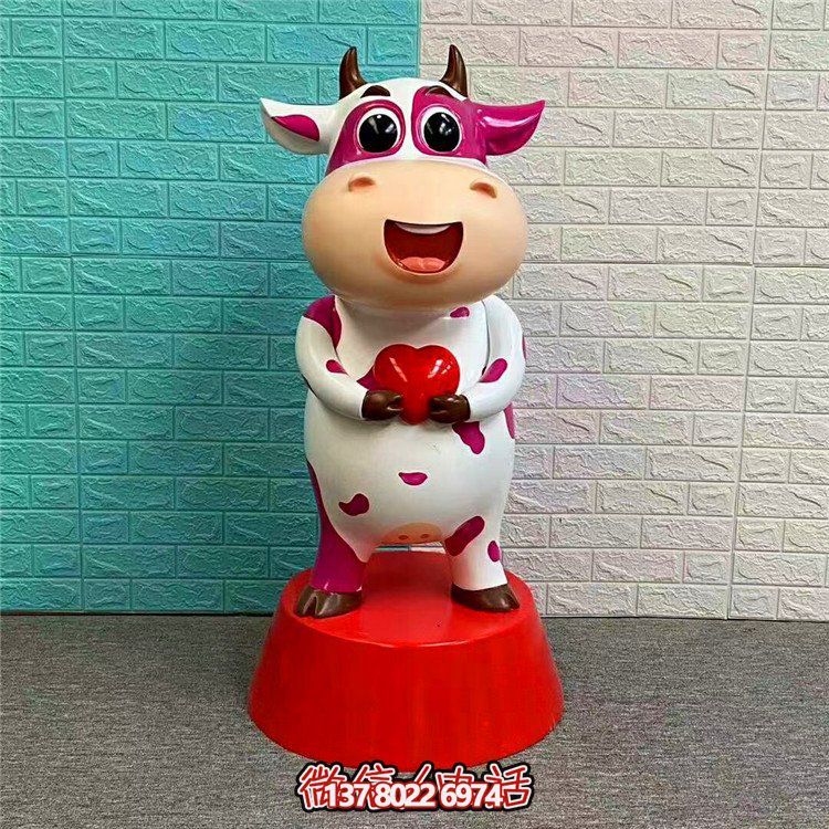 玻璃钢卡通彩绘装饰美陈摆件