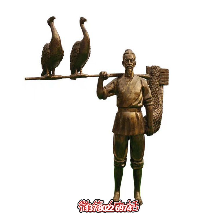仿真民族雕塑玻璃钢景观